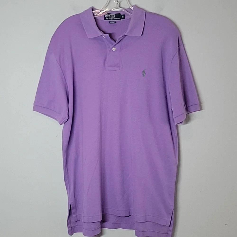 POLO by Ralph Lauren purple men's polo shirt